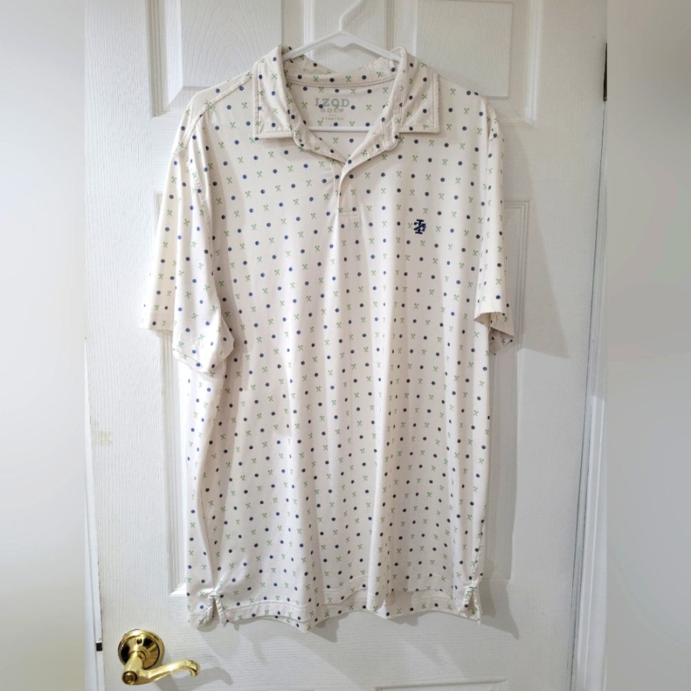 Men's size large Izod polo golf shirt